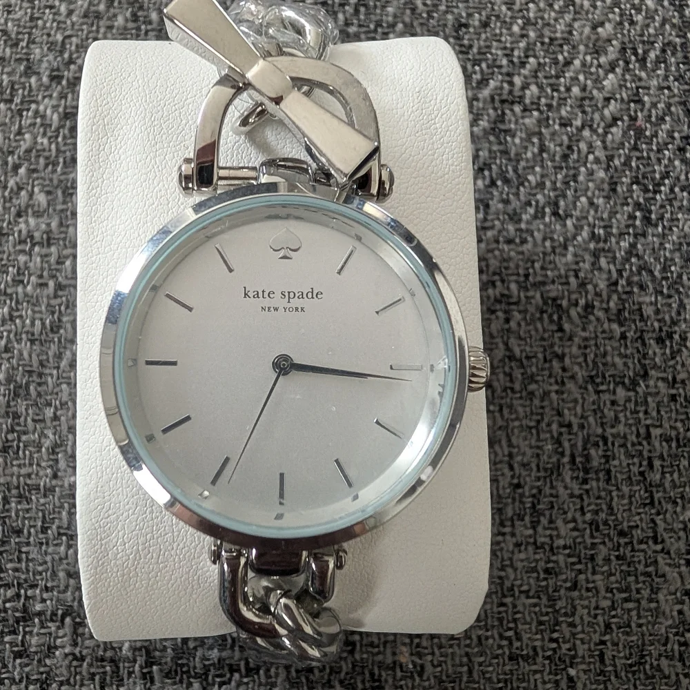 Kate SpadeHolland Silver Dial Stainless Steel Twist Ladies Watch